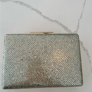Madison West Clutch-Silver